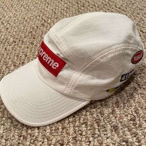 Supreme camp hat racing team